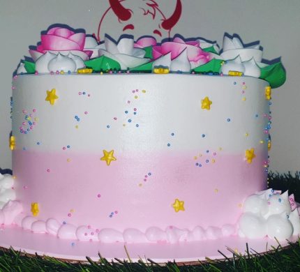 Floral Vanilla Cake
